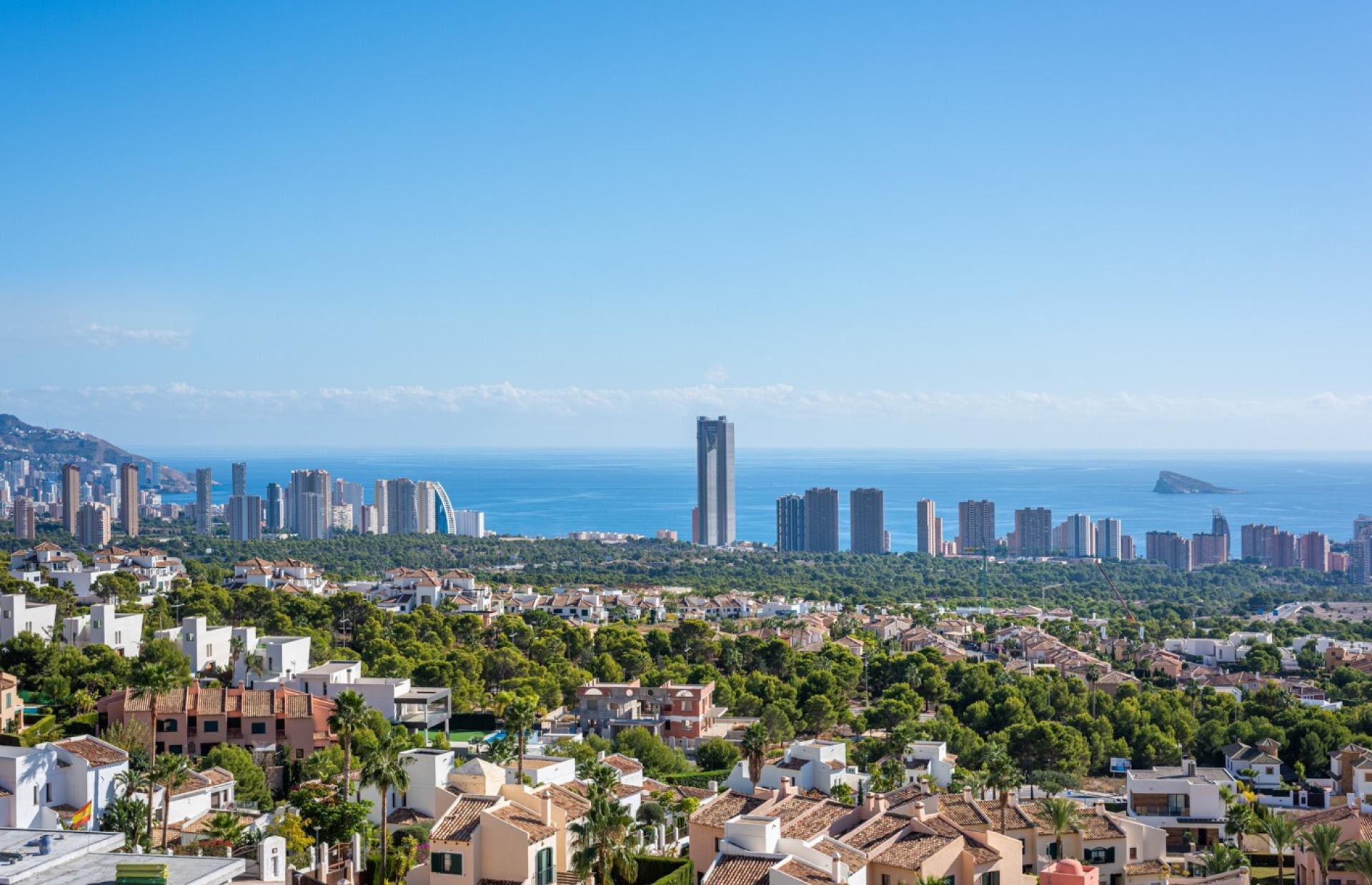 Finestrat, Neu gebaute Luxusvilla mit Meerblick